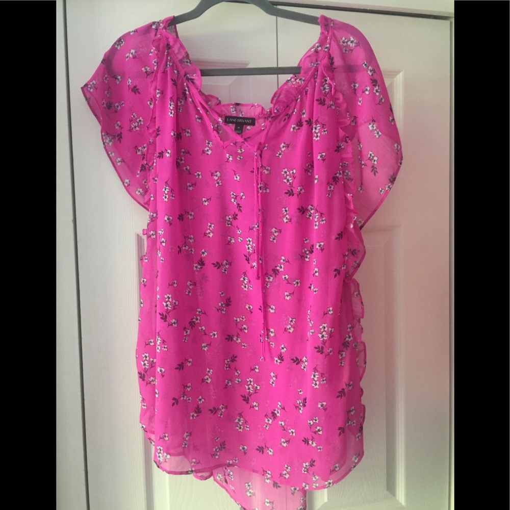 Feminine sheer blouse